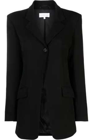 Patrizia Pepe Fly-buckle twill blazer