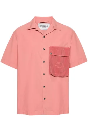 Iceberg Embroidered-logo cotton shirt