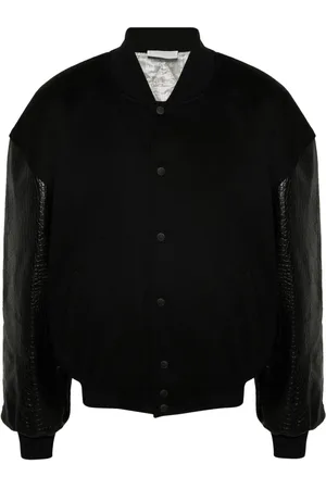 VTMNTS Embossed-crocodile detail bomber jacket