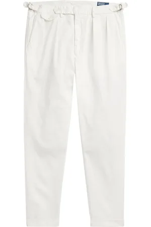Ralph Lauren Pleat-detail cotton trousers