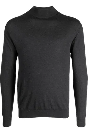 N.PEAL Fine Gauge mock-neck knit jumper