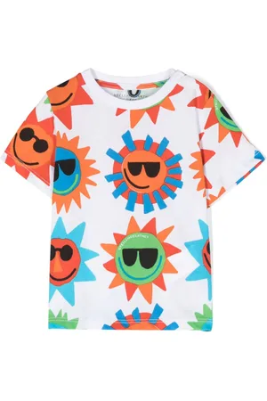 Stella McCartney Sunshine Face-print T-shirt