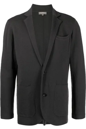 N.PEAL Fine-knit V-neck jacket