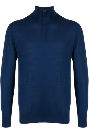 N.PEAL The Regent half-zip sweater