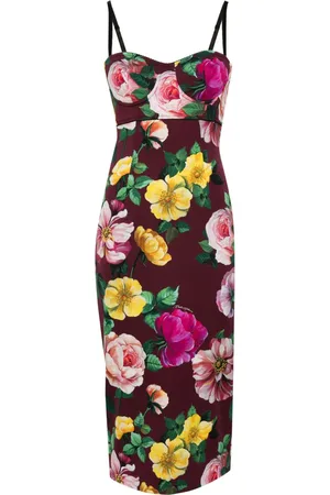 Dolce & Gabbana Floral-print midi dress