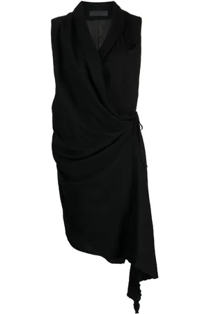 MARC LE BIHAN Draped sleeveless wool vest