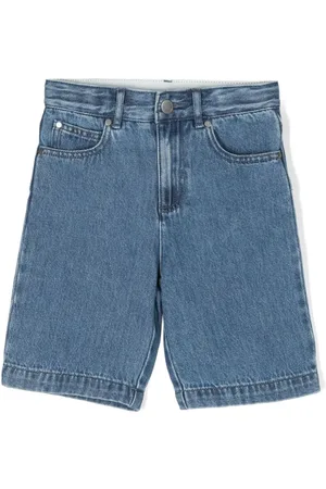 Stella McCartney Logo-appliqué denim shorts