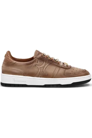 BILLIONAIRE Lo-top logo-patch sneakers