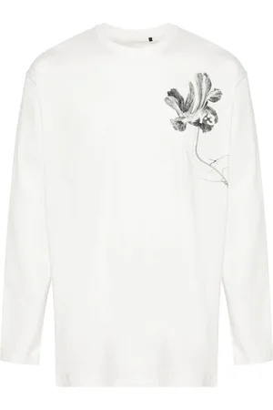 Y-3 GFX floral-print cotton T-shirt