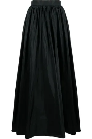 Elie saab High-waist taffeta maxi skirt