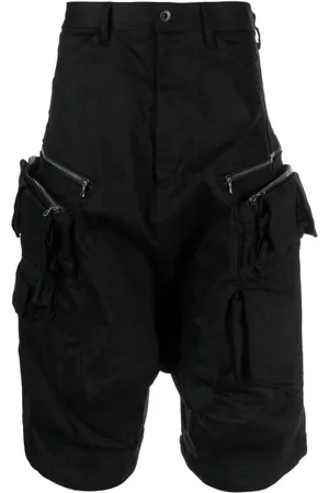 JULIUS Mid-rise drop-crotch shorts