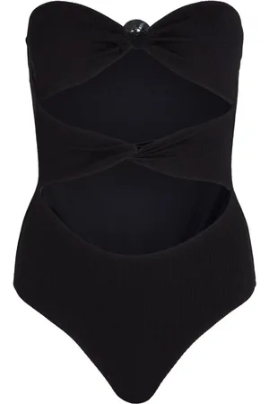 Karl Lagerfeld Fan Charm strapless swimsuit