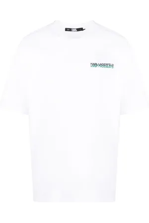 Karl Lagerfeld Logo-print organic cotton T-shirt