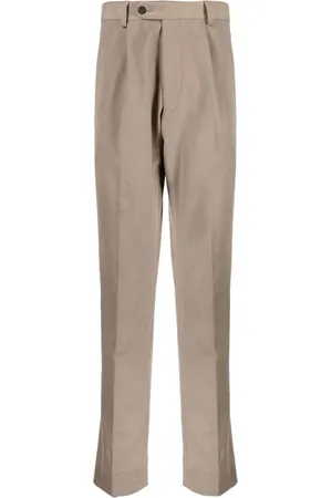 N.PEAL Pleated slim-cut trousers