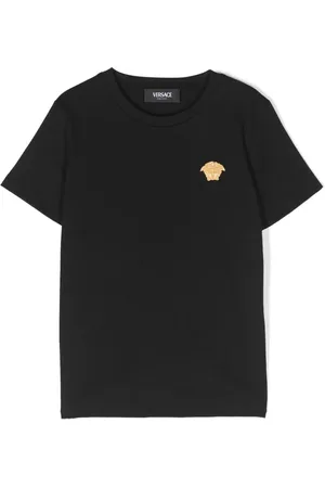 VERSACE Medusa Head-patch cotton T-shirt