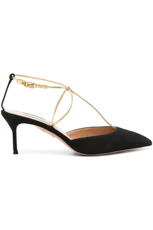 Aquazzura Roman Romance 65mm suede pumps