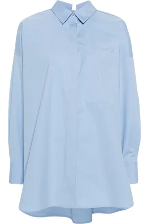 SEMICOUTURE Lara drop-shoulder cotton shirt