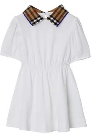 Burberry Check-collar polo shirt dress