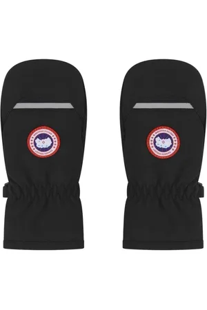 Canada Goose Arctic logo-patch down mittens