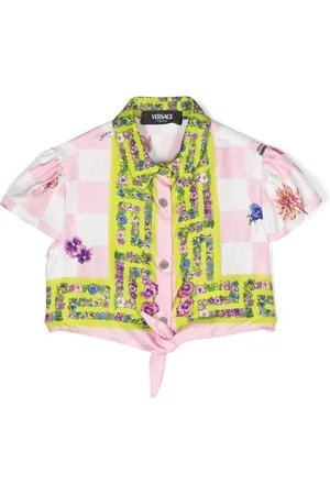 VERSACE Blossom silk shirt