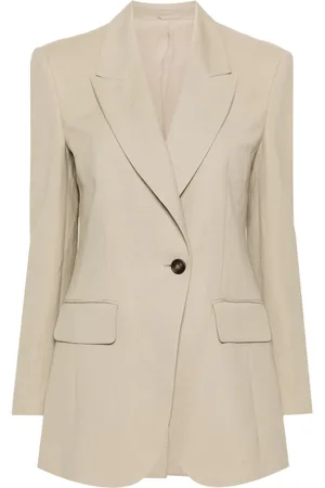 Brunello Cucinelli Peak-lapels knitted blazer