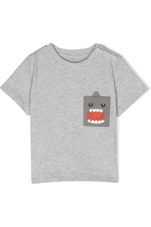 Stella McCartney Shark print mélange T-shirt