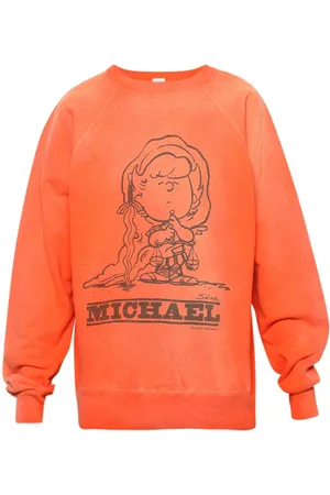 SAINT MXXXXXX Graphic-print cotton sweatshirt