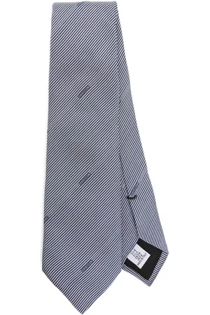 Moschino Striped silk tie