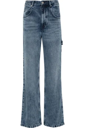 Isabel Marant Bymara mid-rise straight-leg jeans
