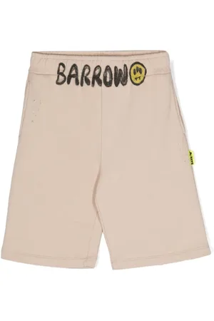 BARROW Logo-print cotton shorts