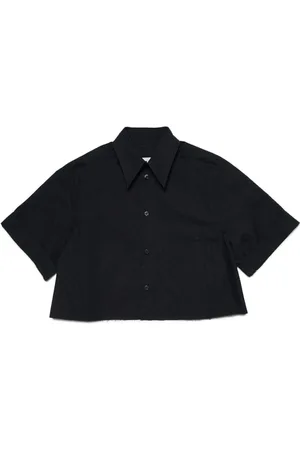 Maison Margiela Logo-embroidered cotton shirt
