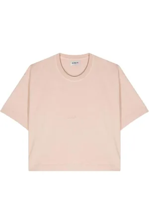 Autry Logo-debossed cotton T-shirt