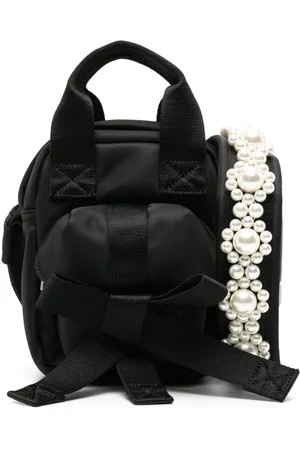 Simone Rocha Embellished bow crossbody bag