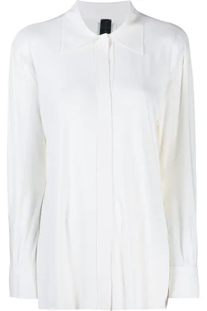 Norma Kamali Concealed button shirt