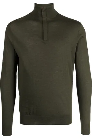 N.PEAL Regent half-zip jumper