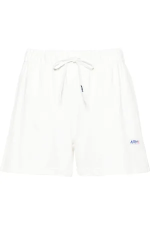 Autry Logo-patch jersey shorts