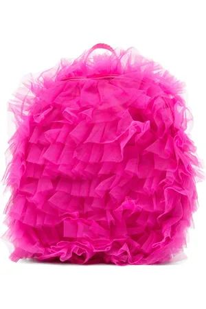 MONNALISA Ruffled zipped backpack