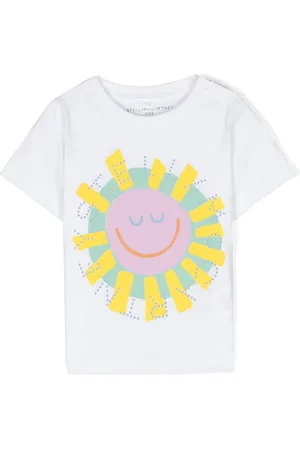 Stella McCartney Medallion Sunshine cotton T-shirt