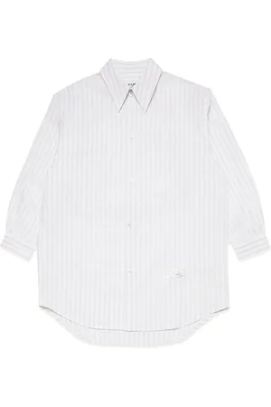Maison Margiela Striped poplin shirtdress