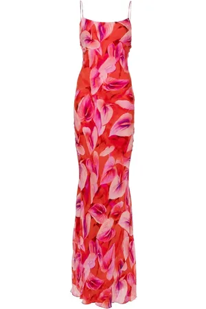 The Andamane Ninfea floral-print slip dress