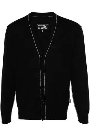 Maison Margiela Exposed-seam knit cardigan