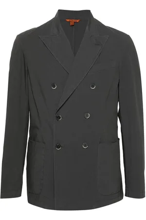 BARENA Double-breasted poplin jacket