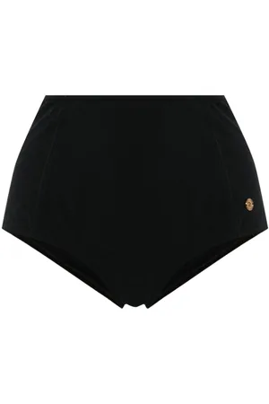 VERSACE Barocco-jacquard bikini bottoms