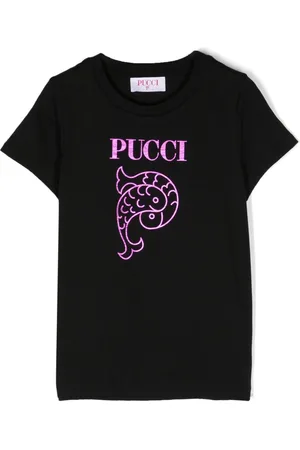 PUCCI Junior Logo-print cotton T-shirt