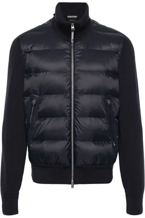 Tom Ford Knit-panelled puffer jacket