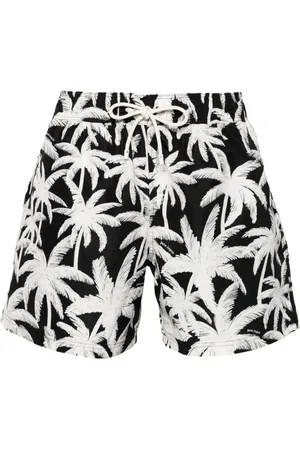 Palm Angels Palm tree-print swim shorts