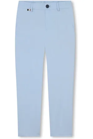 HUGO BOSS Mid-rise slim-cut trousers