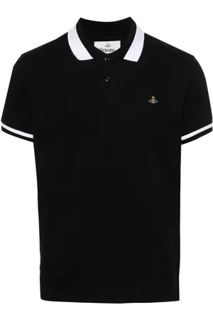 Vivienne Westwood Embroidered-Orb cotton polo shirt