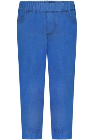 Moncler Logo-appliqué mid-rise straight-leg jeans