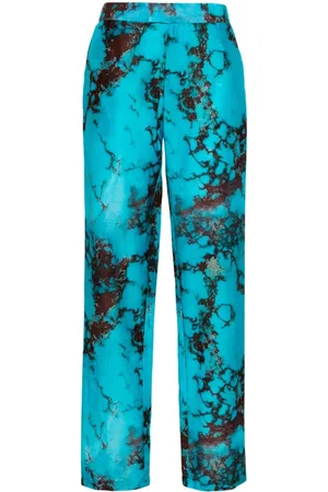 Louisa Ballou Cruise mid-rise straight-leg trousers